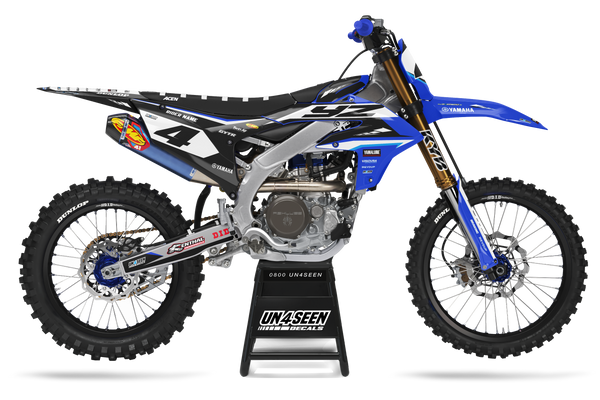Yamaha Stratos Black Graphic Kit - YZ YZF WR TTR PW Models | All Years