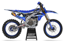 Yamaha Stratos Blue Graphic Kit - YZ YZF WR TTR PW Models | All Years