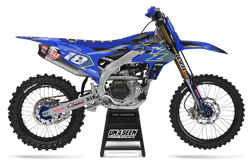 Yamaha Supertech Blue Graphic Kit - YZ YZF WR TTR PW Models | All Years