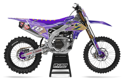 Yamaha Supertech Purple Graphic Kit - YZ YZF WR TTR PW Models | All Years