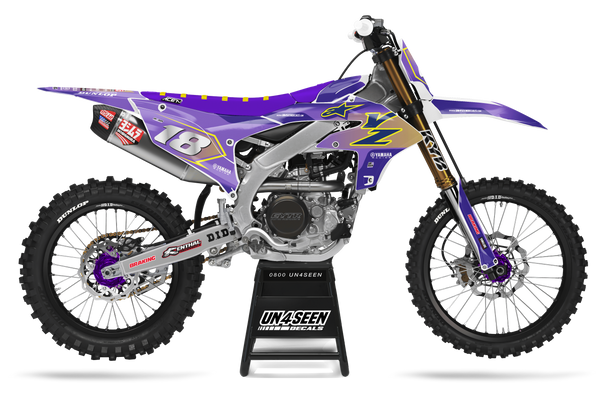 Yamaha Supertech Purple Graphic Kit - YZ YZF WR TTR PW Models | All Years