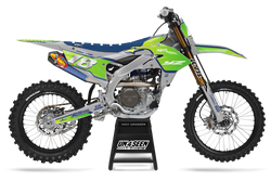 Yamaha Supertech Vista Green Graphic Kit - YZ YZF WR TTR PW Models | All Years