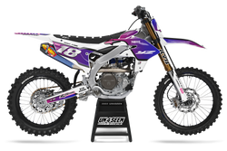 Yamaha Supertech Vista Pink Graphic Kit - YZ YZF WR TTR PW Models | All Years
