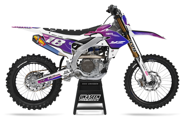 Yamaha Supertech Vista Pink Graphic Kit - YZ YZF WR TTR PW Models | All Years