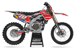 Yamaha Supertech Vista Red Graphic Kit - YZ YZF WR TTR PW Models | All Years