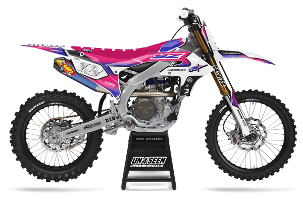 Yamaha Supertech Yolvista Pink Graphic Kit - YZ YZF WR TTR PW Models | All Years