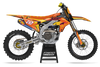 Yamaha Graphics Kit - Techstar Nomur Orange Pink