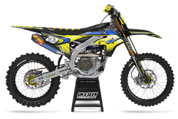 Yamaha Techstar Nomur Yellow Graphic Kit - YZ YZF WR TTR PW Models | All Years