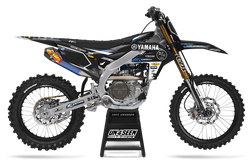 Yamaha Black Sau Graphic Kit - YZ YZF WR TTR PW Models | All Years