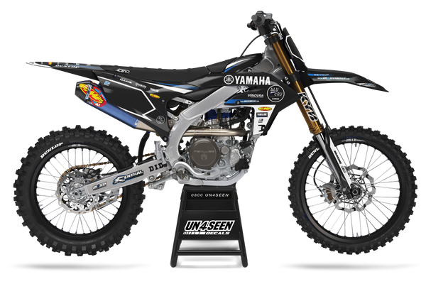 Yamaha Black Sau Graphic Kit - YZ YZF WR TTR PW Models | All Years
