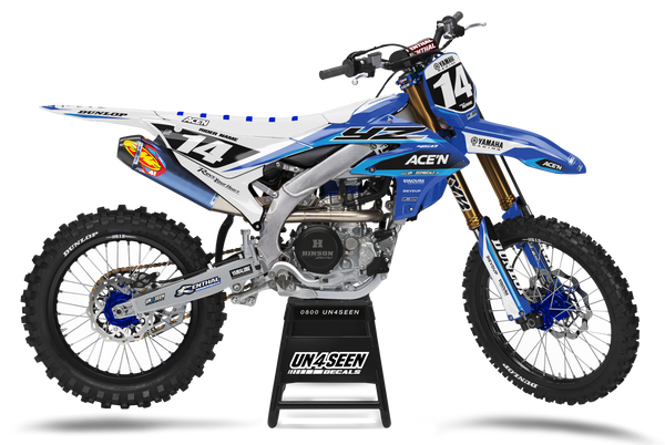 Yamaha Bluebass Graphics Kit - YZ YZF WR TTR PW Models | All Years