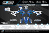 Yamaha Bluebass Graphics Kit - YZ YZF WR TTR PW Models | All Years