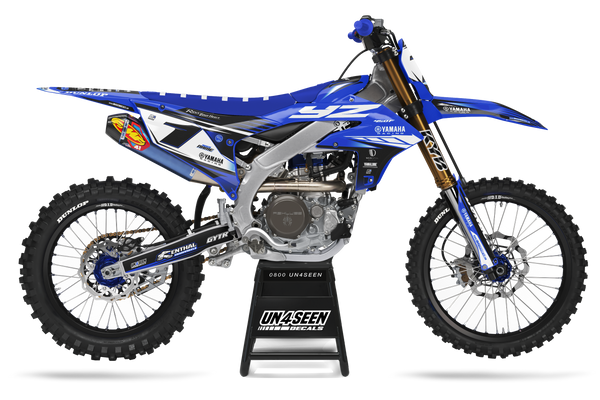 Yamaha Company Blue Graphic Kit - YZ YZF WR TTR PW Models | All Years