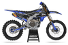 Yamaha Graphics Kit - Cracked Blue