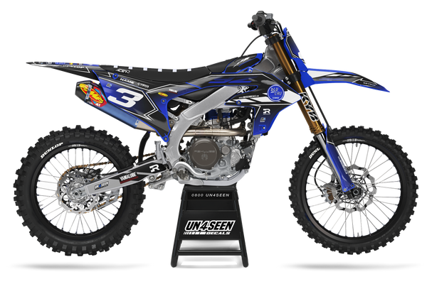Yamaha Cru Black Graphic Kit - YZ YZF WR TTR PW Models | All Years