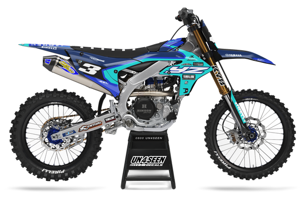 Yamaha Crae Aqua Graphic Kit - YZ YZF WR TTR PW Models | All Years