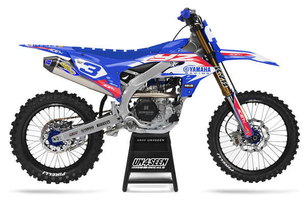Yamaha Amaze Red Graphic Kit - YZ YZF WR TTR PW Models | All Years