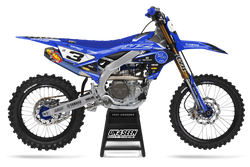 Yamaha Blu Cru One Graphic Kit - YZ YZF WR TTR PW Models | All Years