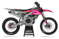 Yamaha Camo D Pink Graphic Kit - YZ YZF WR TTR PW Models | All Years