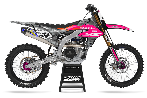 Yamaha Camo D Pink Graphic Kit - YZ YZF WR TTR PW Models | All Years