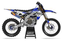 Yamaha Chase Blue Graphic Kit - YZ YZF WR TTR PW Models | All Years