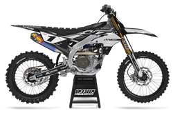 Yamaha Delay Grey Graphic Kit - YZ YZF WR TTR PW Models | All Years