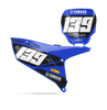 Yamaha Number Background Decals - Flp