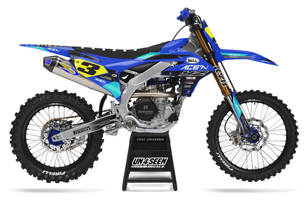 Yamaha Macca Aqua Graphic Kit - YZ YZF WR TTR PW Models | All Years