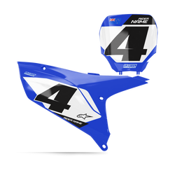 Yamaha Onu Number Plate Background Decals - YZ YZF WR TTR PW Models | All Years