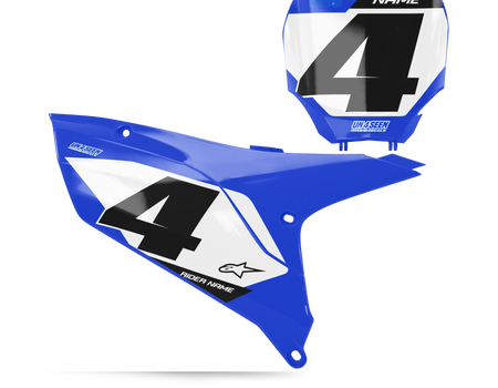 Yamaha Number Background Decals - Onu