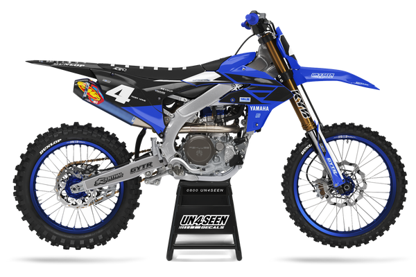 Yamaha Reset Blue Graphic Kit - YZ YZF WR TTR PW Models | All Years