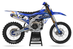 Yamaha Shard Blue Graphic Kit - YZ YZF WR TTR PW Models | All Years