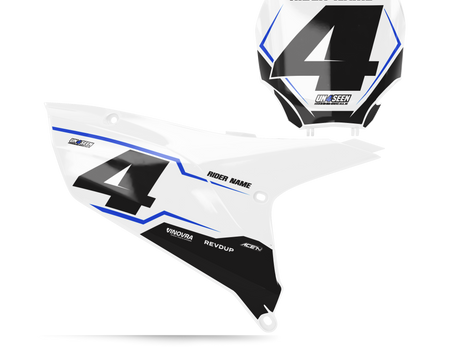 Yamaha Number Background Decals - Strine