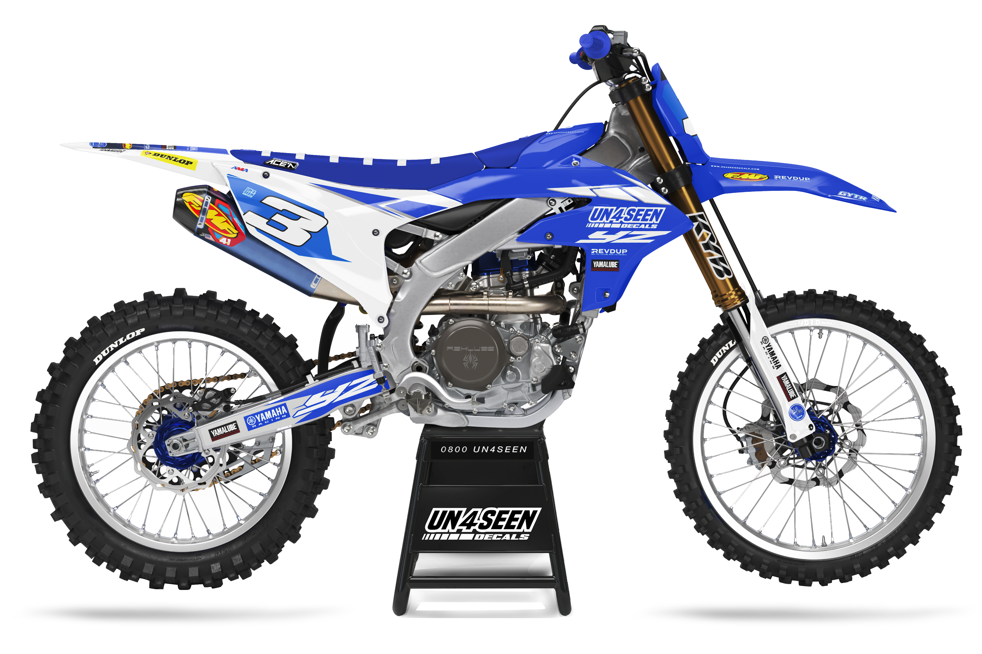 Tide Racing Graphics Yamaha Graphics Kit - Tide New Zealand