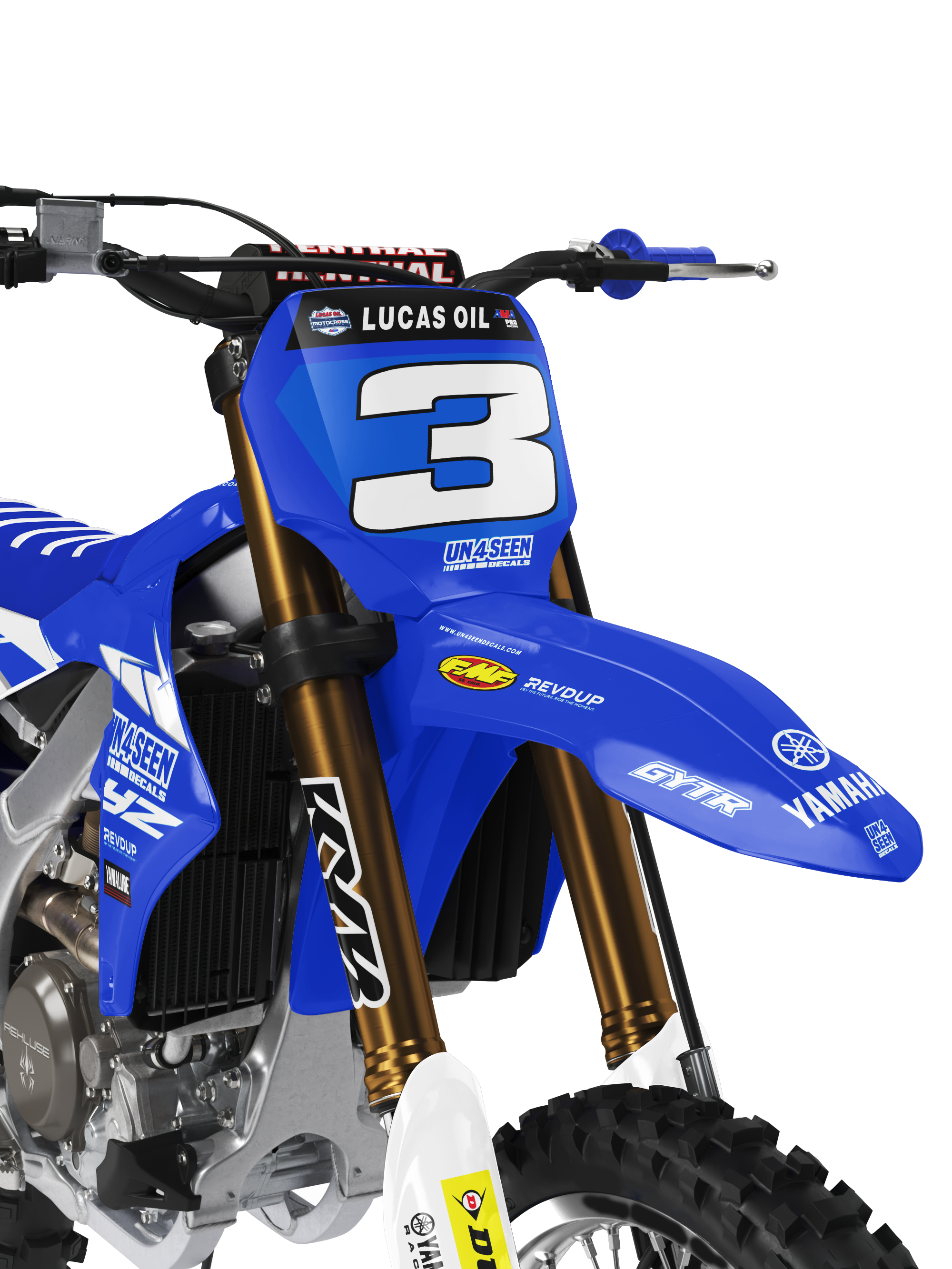 Tide Racing Graphics Yamaha Graphics Kit - Tide New Zealand