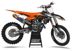 KTM Zeb Grey Graphic Kit - SX SXF XC XCF EXC EXCF Models | All Years