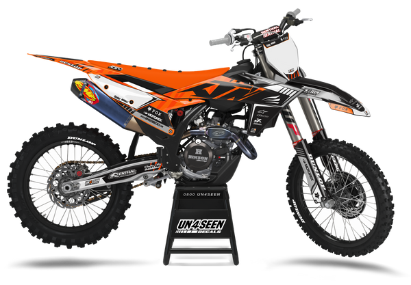 KTM Zeb Grey Graphic Kit - SX SXF XC XCF EXC EXCF Models | All Years