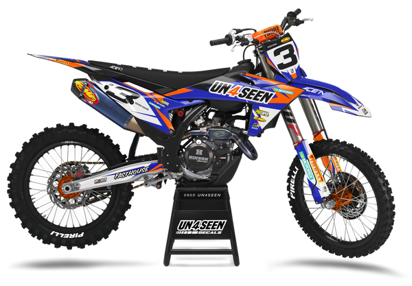 KTM Ziggy Orange Graphic Kit - SX SXF XC XCF EXC EXCF Models | All Years