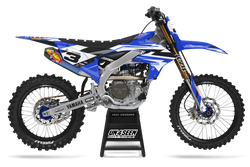 Yamaha Ziggy Blue Graphic Kit - YZ YZF WR TTR PW Models | All Years