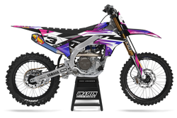 Yamaha Ziggy Pinks Graphic Kit - YZ YZF WR TTR PW Models | All Years