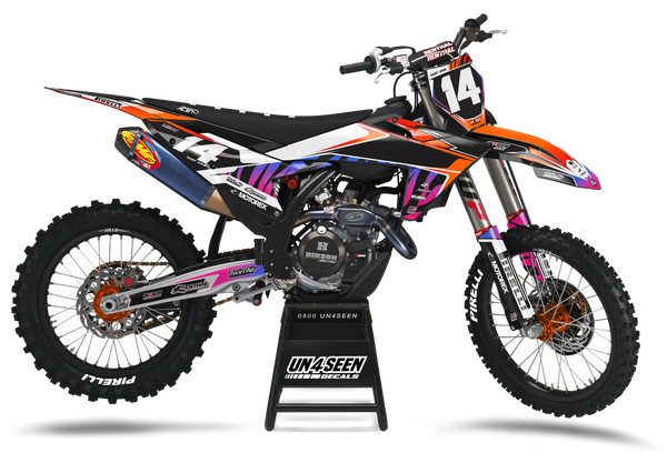 KTM Zyrox Pinks Graphic Kit - SX SXF XC XCF EXC EXCF Models | All Years