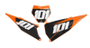 KTM Number Background Decals - Buzz