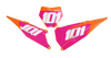 KTM Number Background Decals - Buzz