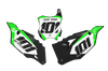 Kawasaki Number Background Decals - Fleet