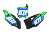 Kawasaki Number Background Decals - Fleet