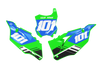 Kawasaki Number Background Decals - Shift
