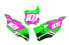 Kawasaki Number Background Decals - Shift