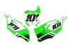 Kawasaki Number Background Decals - Shift