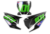 Husqvarna Number Background Decals - Flags