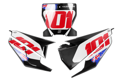 Husqvarna Flags Number Background - TC FC TE TX FE FS FX Models | All Years